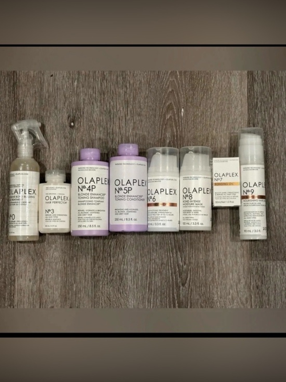 OLAPLEX Hair Repair System Set Lot Nº 0, 3, 4P, 5P, 6, 7, 8, and 9 Brand NEW​